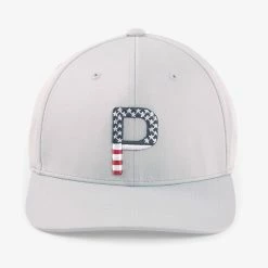 PUMA Golf Puma Pars & Stripes P Snapback Cap -Fairway Woods Sales Store 023824 04 dt01 1 55122.1674061679