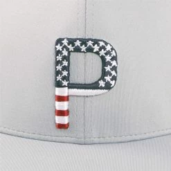 PUMA Golf Puma Pars & Stripes P Snapback Cap -Fairway Woods Sales Store 023824 04 dt02 1 73588.1674061679