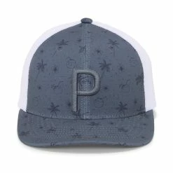PUMA Golf Puma Tropical Bliss P Trucker Snapback Cap -Fairway Woods Sales Store 024258 02 dt01 14695.1669665943
