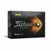 Titleist Pro V1 Yellow Dozen Golf Balls 2021 -Fairway Woods Sales Store 2021 ProV1 Dozen Yellow Right Facing 35590.1675874275