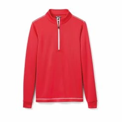 FootJoy Golf FootJoy Junior Half-Zip Contrast Stitch Mid-Layer -Fairway Woods Sales Store 25199 58962.1675977074