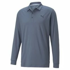 PUMA Golf Puma Cloudspun Longsleeve Polo -Fairway Woods Sales Store 532884 04 40516.1669143990