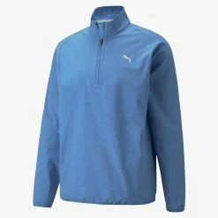 PUMA Golf Puma Marin Woven 1/4 Zip Pullover -Fairway Woods Sales Store 532986 04 3 41633.1679074367