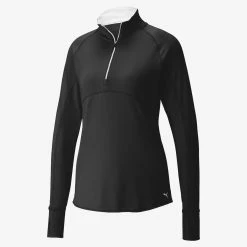 PUMA Golf Puma Womens Gamer Golf 1/4 Zip -Fairway Woods Sales Store 533007 02 2 78030.1669159604