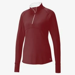 PUMA Golf Puma Womens Gamer Golf 1/4 Zip -Fairway Woods Sales Store 533007 10 1 13915.1669159604