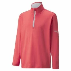 PUMA Golf Puma Boys Gamer 1/4 Zip Pullover -Fairway Woods Sales Store 535099 04 01352.1665510659