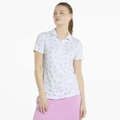 PUMA Golf Puma Womens Cloudspun Garden Polo 17 PUMA Golf Puma Womens Cloudspun Garden Polo -Fairway Woods Sales Store 535509 01 mod01 62967.1669155627