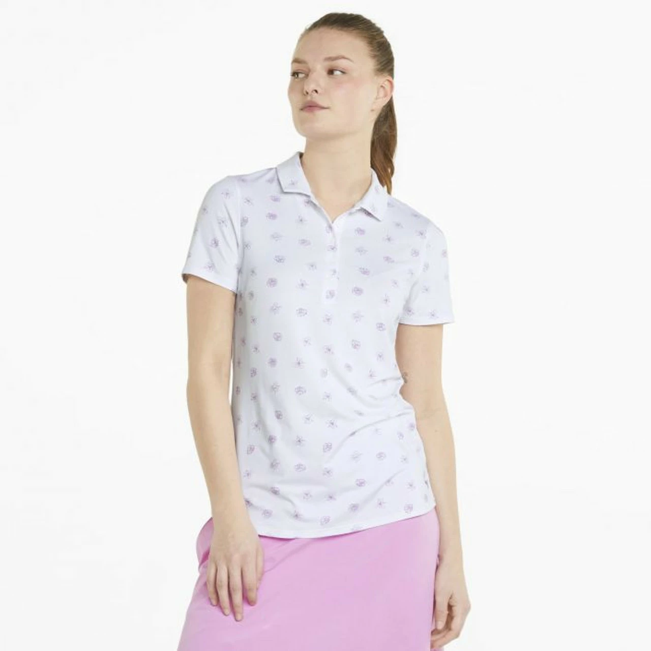 PUMA Golf Puma Womens Cloudspun Garden Polo 8 PUMA Golf Puma Womens Cloudspun Garden Polo - Image 6