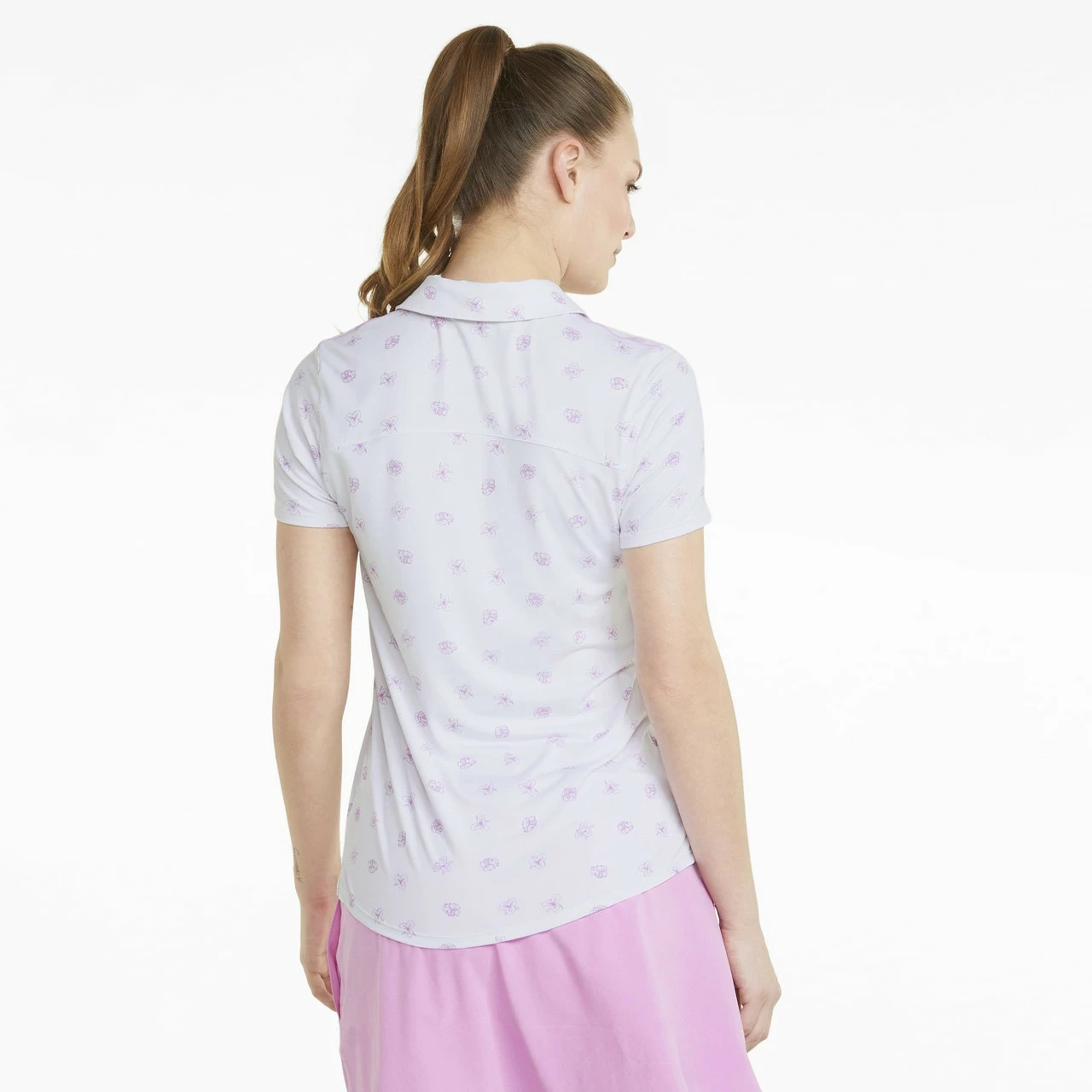 PUMA Golf Puma Womens Cloudspun Garden Polo 9 PUMA Golf Puma Womens Cloudspun Garden Polo - Image 7