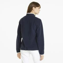 PUMA Golf Puma Womens Sherpa 1/4 Zip -Fairway Woods Sales Store 535517 02 mod02 95290.1669160326