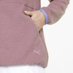 PUMA Golf Puma Womens Sherpa 1/4 Zip -Fairway Woods Sales Store 535517 04 mod04 50913.1669160326