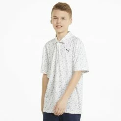 PUMA Golf Puma Boys MATTR Beach Trip Polo 14 PUMA Golf Puma Boys MATTR Beach Trip Polo -Fairway Woods Sales Store 537260 01 mod01 54775.1665512583