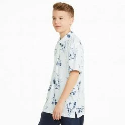 PUMA Golf Puma Boys MATTR Lowlands Polo -Fairway Woods Sales Store 537261 01 mod01 98942.1664829033