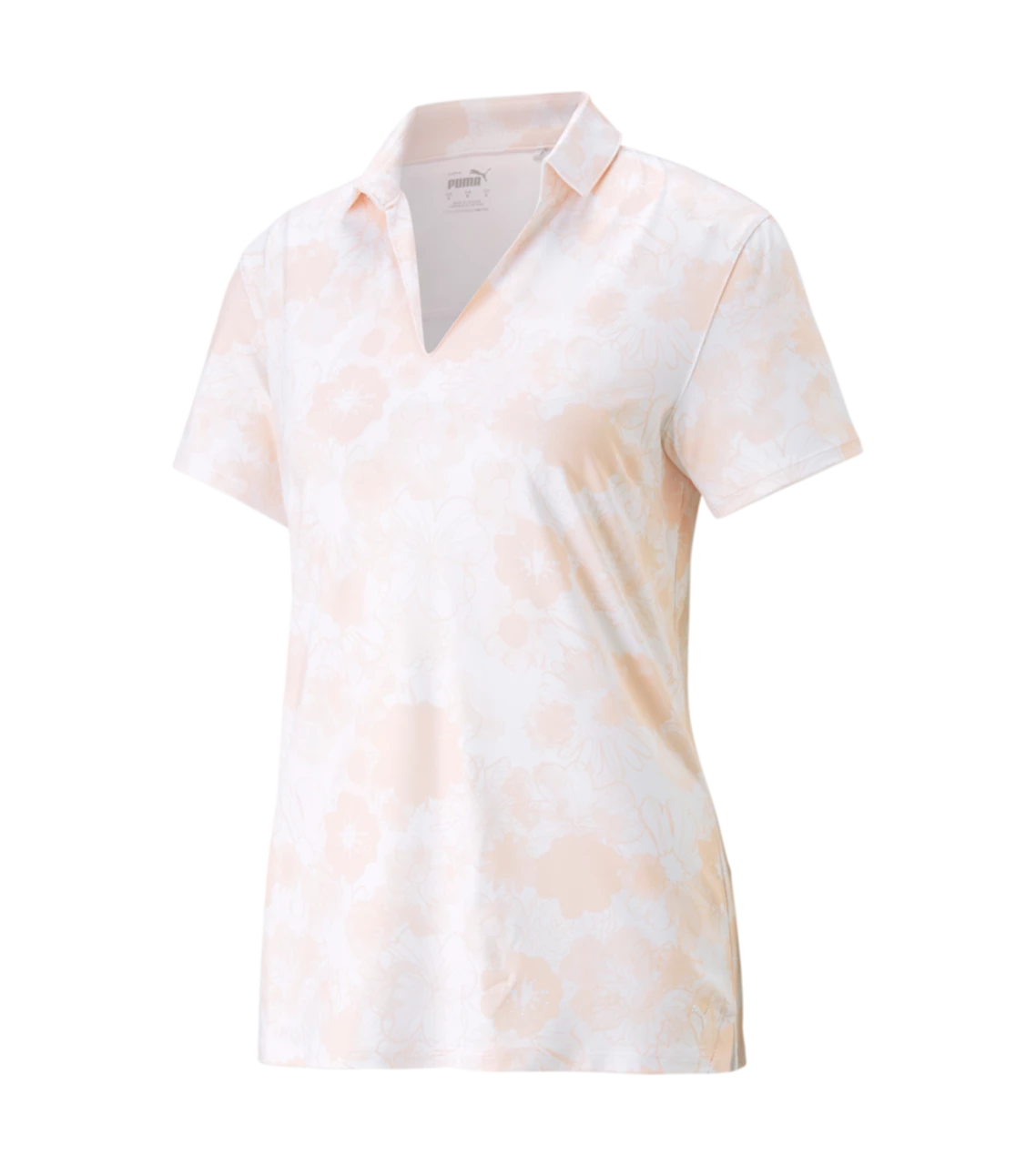 PUMA Golf Puma Womens Cloudspun Lillypad Polo 4 PUMA Golf Puma Womens Cloudspun Lillypad Polo - Image 2