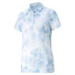 PUMA Golf Puma Womens MATTR Cloudy Polo -Fairway Woods Sales Store 537495 08 87849.1679082631