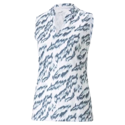 PUMA Golf Puma Womens MATTR Animal Sleeveless Polo 5 PUMA Golf Puma Womens MATTR Animal Sleeveless Polo -Fairway Woods Sales Store 538999 01 27275.1679082301