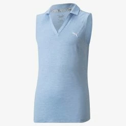 PUMA Golf Puma Girls Sleeveless Heather Polo -Fairway Woods Sales Store 579314 20 1 89776.1665507444
