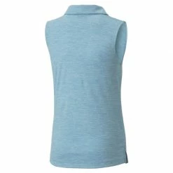 PUMA Golf Puma Girls Sleeveless Heather Polo -Fairway Woods Sales Store 579314 22 bv 51400.1665507444