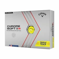 Callaway 2022 Chrome Soft X LS Triple Track Golf Balls -Fairway Woods Sales Store CA7073YEL 93617.1675969985