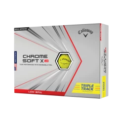 Callaway Chrome Soft X LS Triple Track Dozen Golf Balls -Fairway Woods Sales Store Callway Chrome Soft X LS Triple Track Yellow a 96119.1664901962