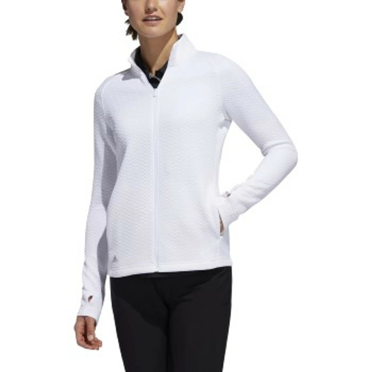 Adidas Golf Adidas Womens Textured Jacket 11 Adidas Golf Adidas Womens Textured Jacket - Image 9