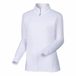 FootJoy Golf FootJoy Womens Full-Zip Panel Pocket Mid-Layer -Fairway Woods Sales Store FJ 27604 01 16908.1675973680
