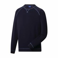 FootJoy Golf FootJoy Drirelease French Terry Crewneck -Fairway Woods Sales Store FootJoy Drirelease French Terry Crewneck Navy 77150.1671553994