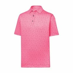 FootJoy Golf FootJoy Painted Floral Lisle Traditional Fit Polo 17 FootJoy Golf FootJoy Painted Floral Lisle Traditional Fit Polo -Fairway Woods Sales Store FootJoy Painted Floral Lisle Traditional Fit Polo Watermelon 55187.1675980007