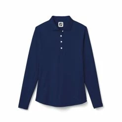 FootJoy Golf FootJoy Womens Jersey Mesh Long Sleeve Sun Protection Shirt -Fairway Woods Sales Store FootJoy Womens Jersey Mesh Long Sleeve Sun Protection Shirt Navy a 54803.1675970106