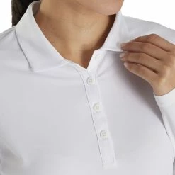 FootJoy Golf FootJoy Womens Jersey Mesh Long Sleeve Sun Protection Shirt -Fairway Woods Sales Store FootJoy Womens Jersey Mesh Long Sleeve Sun Protection Shirt White e 98810.1675970106