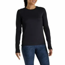 FootJoy Golf FootJoy Womens Long Sleeve Base Layer -Fairway Woods Sales Store FootJoy Womens Long Sleeve Base Layer BLK c 02567.1672333593