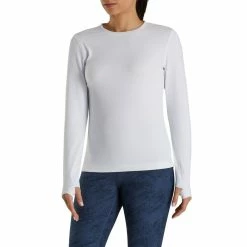 FootJoy Golf FootJoy Womens Long Sleeve Base Layer -Fairway Woods Sales Store FootJoy Womens Long Sleeve Base Layer WHT c 13793.1672333622