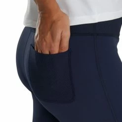 FootJoy Golf FootJoy Womens Rib Block Leggings -Fairway Woods Sales Store FootJoy Womens Rib Block Leggings Navy e 92146.1672340816