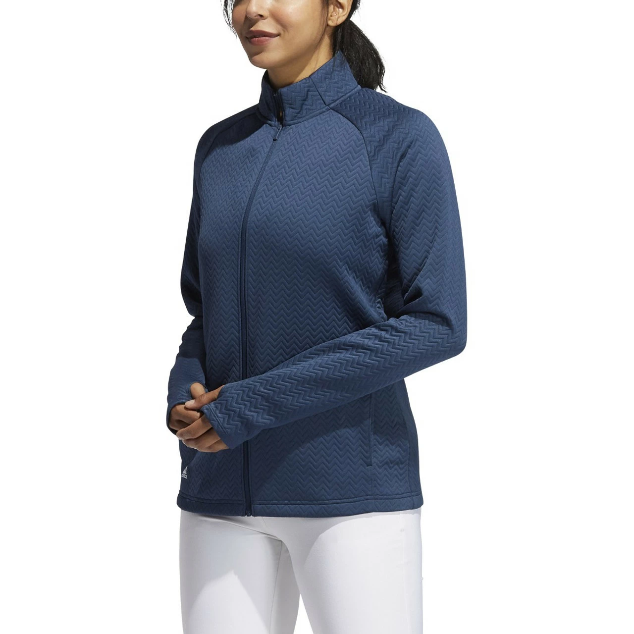 Adidas Golf Adidas Womens Textured Jacket 9 Adidas Golf Adidas Womens Textured Jacket - Image 7