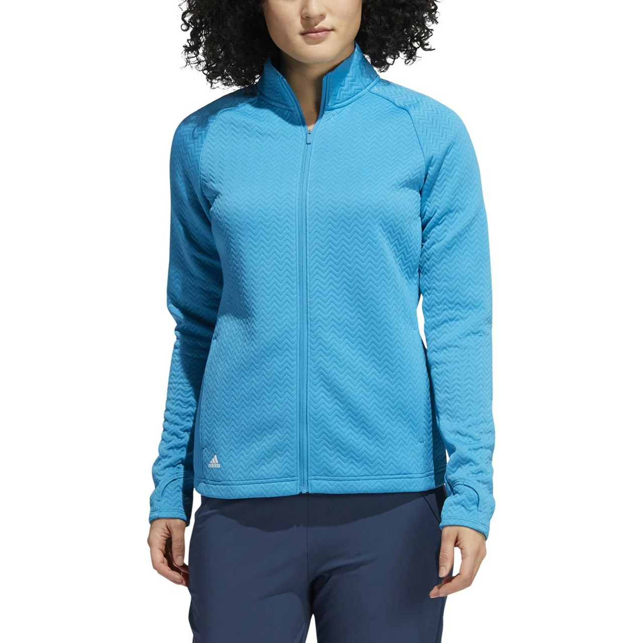 Adidas Golf Adidas Womens Textured Jacket 8 Adidas Golf Adidas Womens Textured Jacket - Image 6