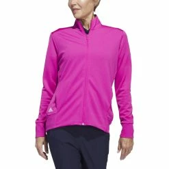 Adidas Golf Adidas Womens Textured Full Zip Jacket 2.0 -Fairway Woods Sales Store HS2470 48044.1678826185