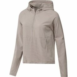 Adidas Golf Adidas Womens Seersucker Quarter Zip Hoodie -Fairway Woods Sales Store HS8972 23888.1679077112