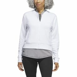 Adidas Golf Adidas Womens Knit Bomber Jacket -Fairway Woods Sales Store HS8975 08747.1679077761
