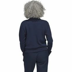 Adidas Golf Adidas Womens Knit Bomber Jacket -Fairway Woods Sales Store HS8977 01 55137.1679077761