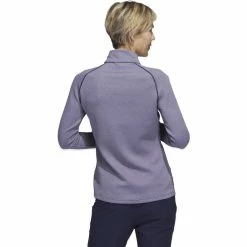 Adidas Golf Adidas Womens Embossed Quarter Zip Jacket -Fairway Woods Sales Store HT1269 01 07436.1679077340