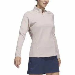 Adidas Golf Adidas Womens Embossed Quarter Zip Jacket -Fairway Woods Sales Store HT1270 33560.1679077402