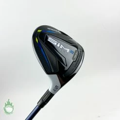Used RH 2021 TaylorMade Sim 2 Max Fairway 5 Wood 18* Senior Graphite Golf Club