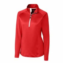 Cutter & Buck Ladies Jackson Overknit -Fairway Woods Sales Store LBK00010 RD MANN HG 08162.1649886002
