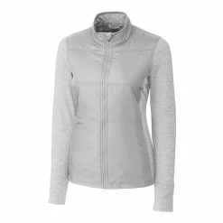 Cutter & Buck Ladies Long Sleeve Stealth Full Zip Jacket -Fairway Woods Sales Store LCK00042 POL MANN HG 47968.1668548597