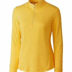 Cutter & Buck Ladies Madeline Half Zip Mockneck Top -Fairway Woods Sales Store LCK08651 GDA MANN HG 50841.1649800453