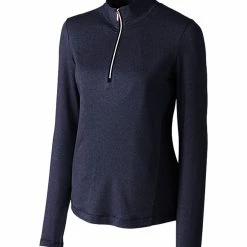 Cutter & Buck Ladies Madeline Half Zip Mockneck Top -Fairway Woods Sales Store LCK08651 LYN MANN HG 18151.1649800453