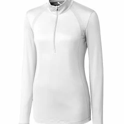 Cutter & Buck Ladies Williams Half Zip Pullover 13 Cutter & Buck Ladies Williams Half Zip Pullover -Fairway Woods Sales Store LCK08686 WH MANN HG 15173.1649798993