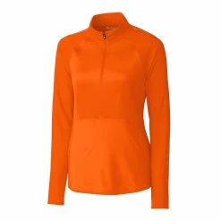 Cutter & Buck Ladies Pennant Sport 3/4 Zip Top -Fairway Woods Sales Store LCK08717 ORB MANN HG 66620.1649798504