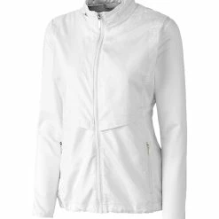 Cutter & Buck Ladies Ava Hybrid Full Zip Jacket -Fairway Woods Sales Store LCO09993 WH MANN HG 77207.1649796310
