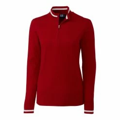 Cutter & Buck Ladies Lakemont Tipped Half Zip 17 Cutter & Buck Ladies Lakemont Tipped Half Zip -Fairway Woods Sales Store LCS00005 CDR MANN HG 77086.1669056891